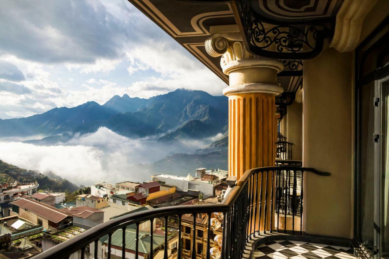 Hotel De La Coupole - Mgallery Sapa Exterior foto View of the city from the hotel
